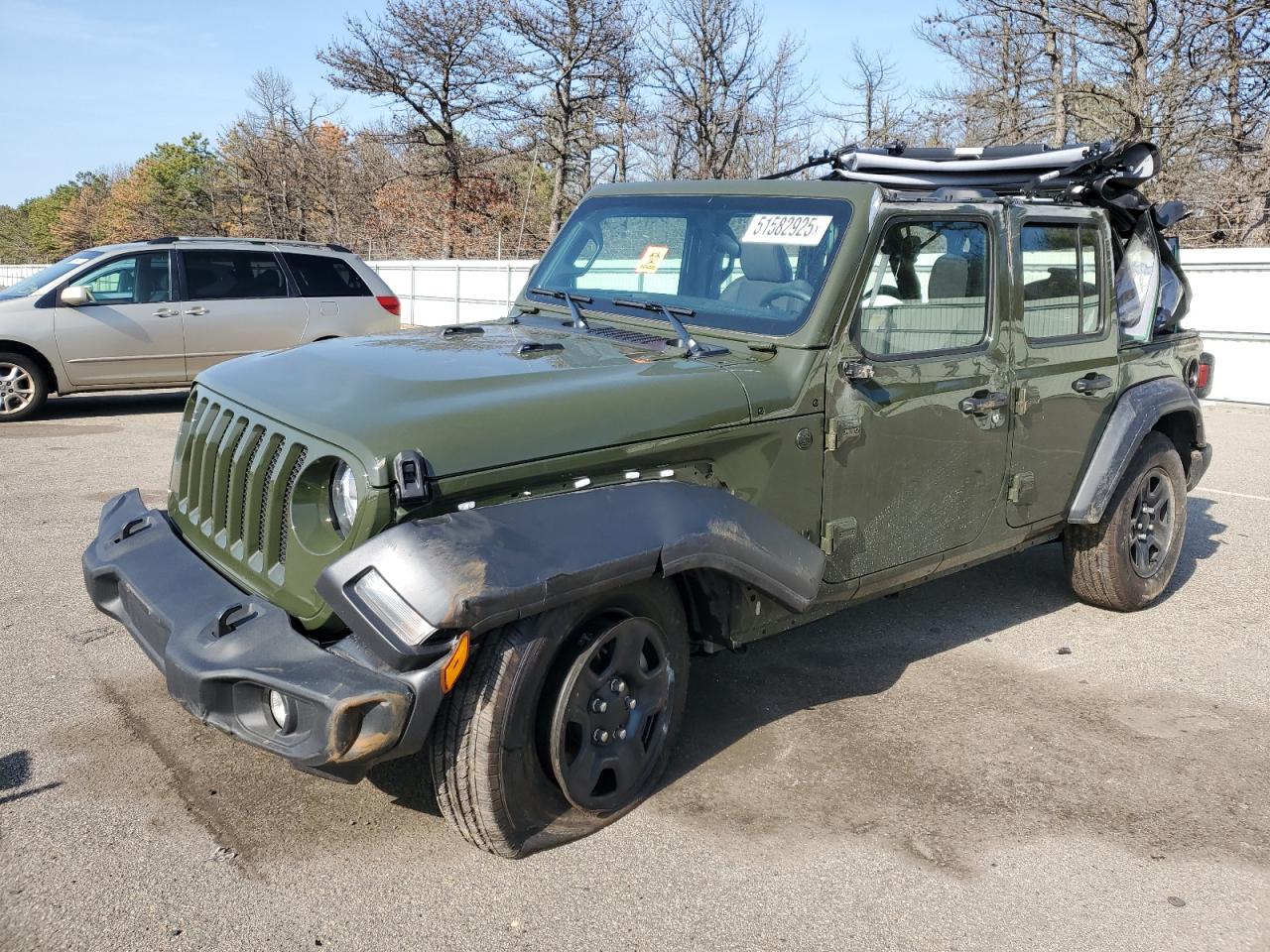 2022 Jeep Wrangler Unlimited Sport იყიდება Brookhaven-ში, NY - All Over