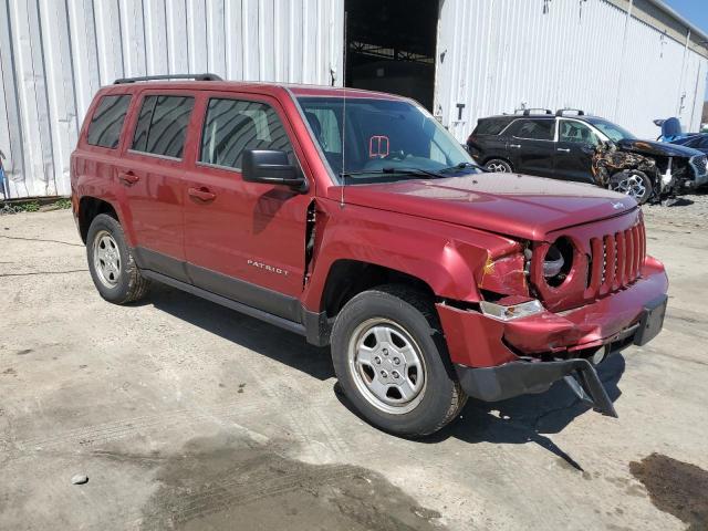  JEEP PATRIOT 2014 Червоний