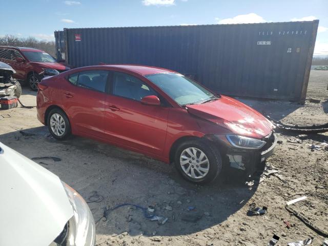 Седани HYUNDAI ELANTRA 2017 Червоний