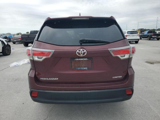 Parquets TOYOTA HIGHLANDER 2015 Burgundy