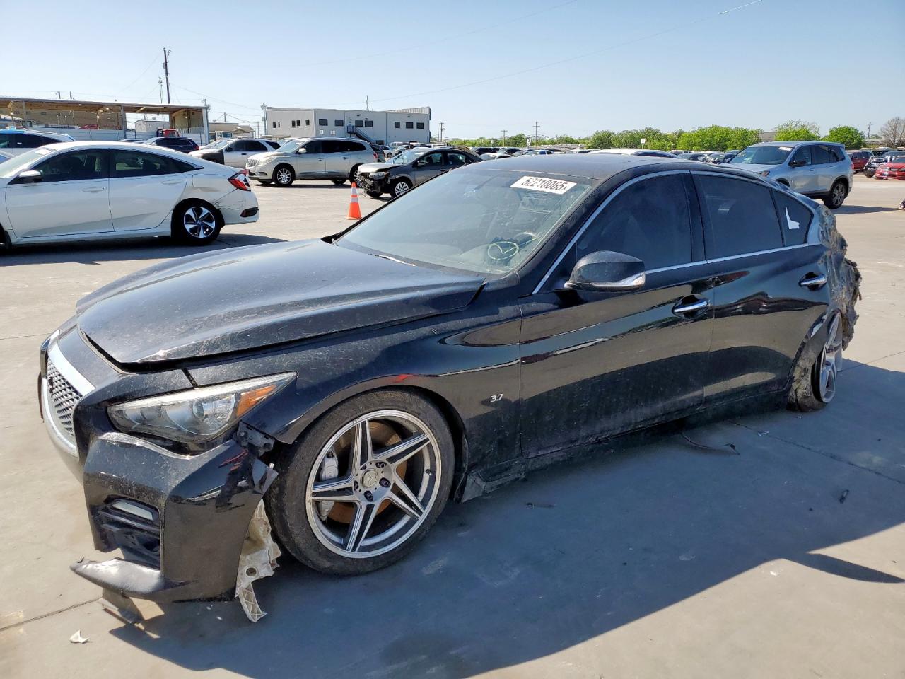 2015 Infiniti Q50 Base продається в Grand Prairie, TX - Rear End