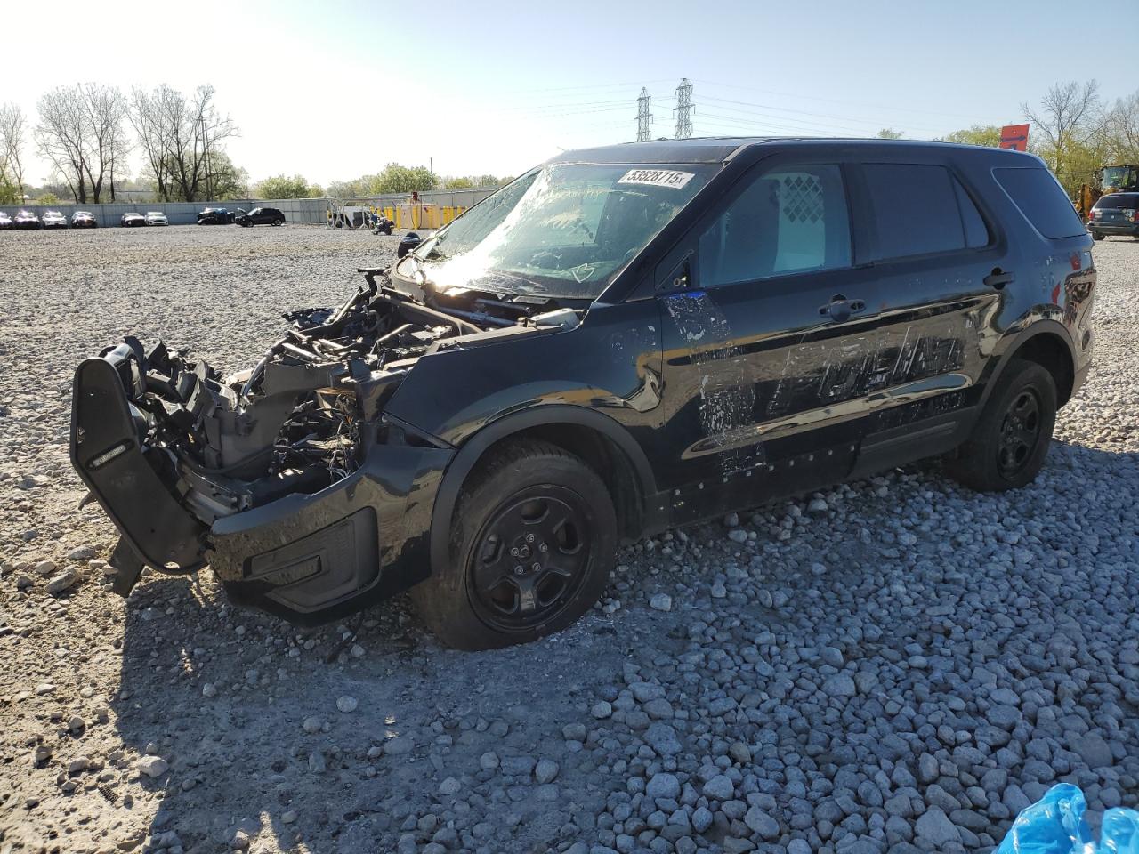 2017 Ford Explorer Police Interceptor de vânzare în Barberton, OH - Front End