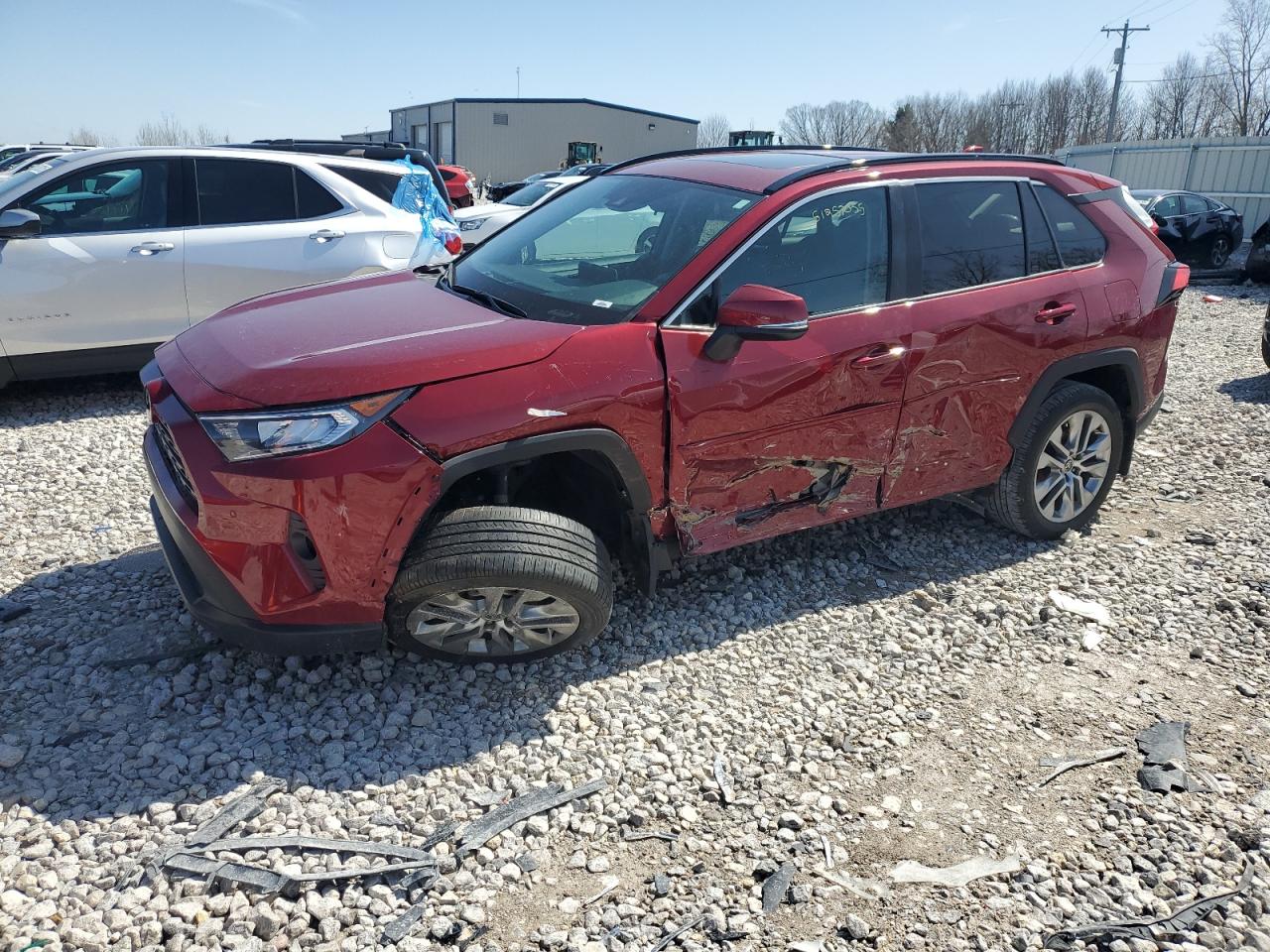 2021 Toyota Rav4 Xle Premium للبيع في Wayland، MI - Side