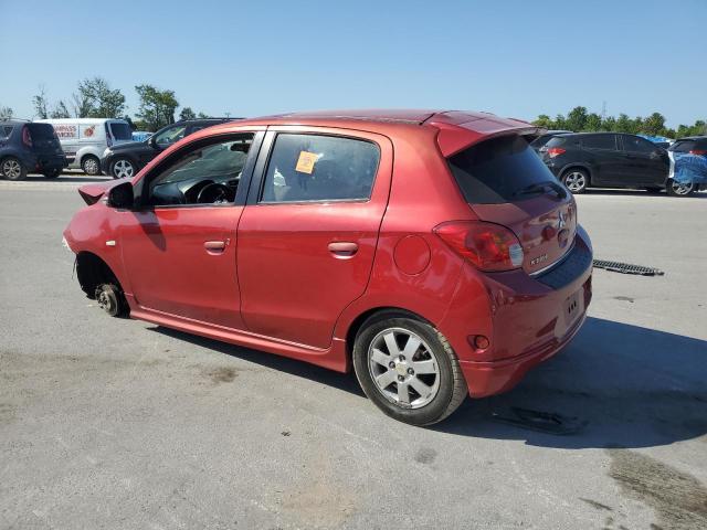  MITSUBISHI MIRAGE 2014 Червоний