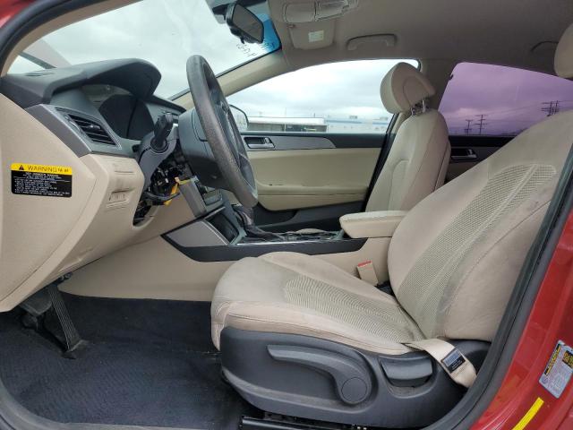  HYUNDAI SONATA 2016 Red