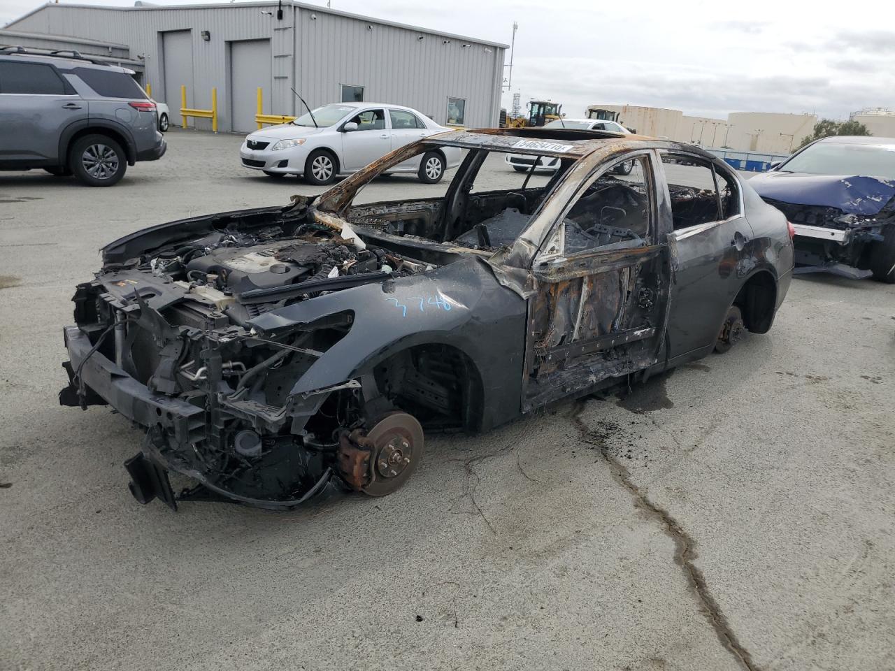 2009 Infiniti G37 للبيع في Martinez، CA - Burn