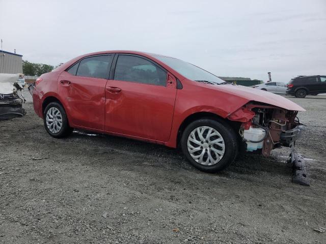  TOYOTA COROLLA 2018 Czerwony