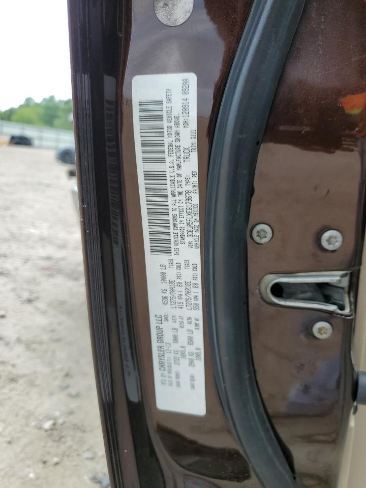 2014 Ram 2500 Laramie VIN: 3C6UR5FLXEG179678 Lot: 53388095