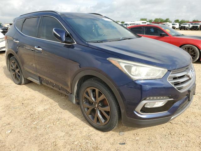  HYUNDAI SANTA FE 2018 Синий