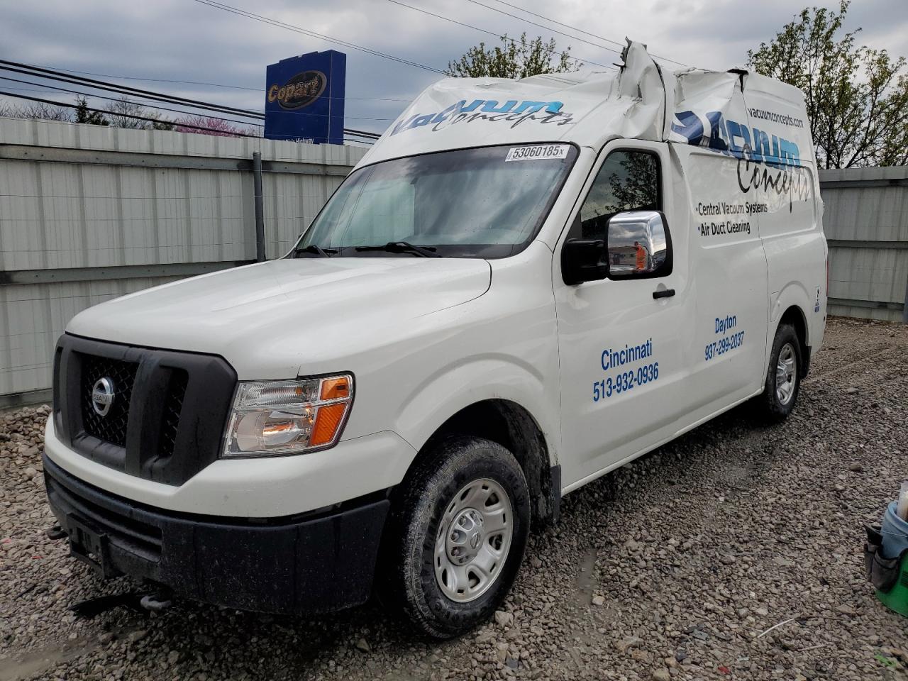 2018 Nissan Nv 2500 S for Sale in Walton, KY - Top/Roof