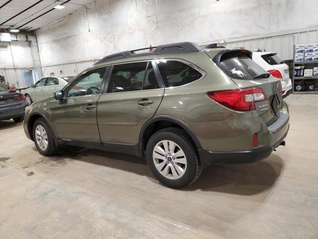 Паркетники SUBARU OUTBACK 2016 Зеленый