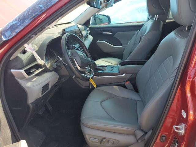  TOYOTA HIGHLANDER 2023 Red