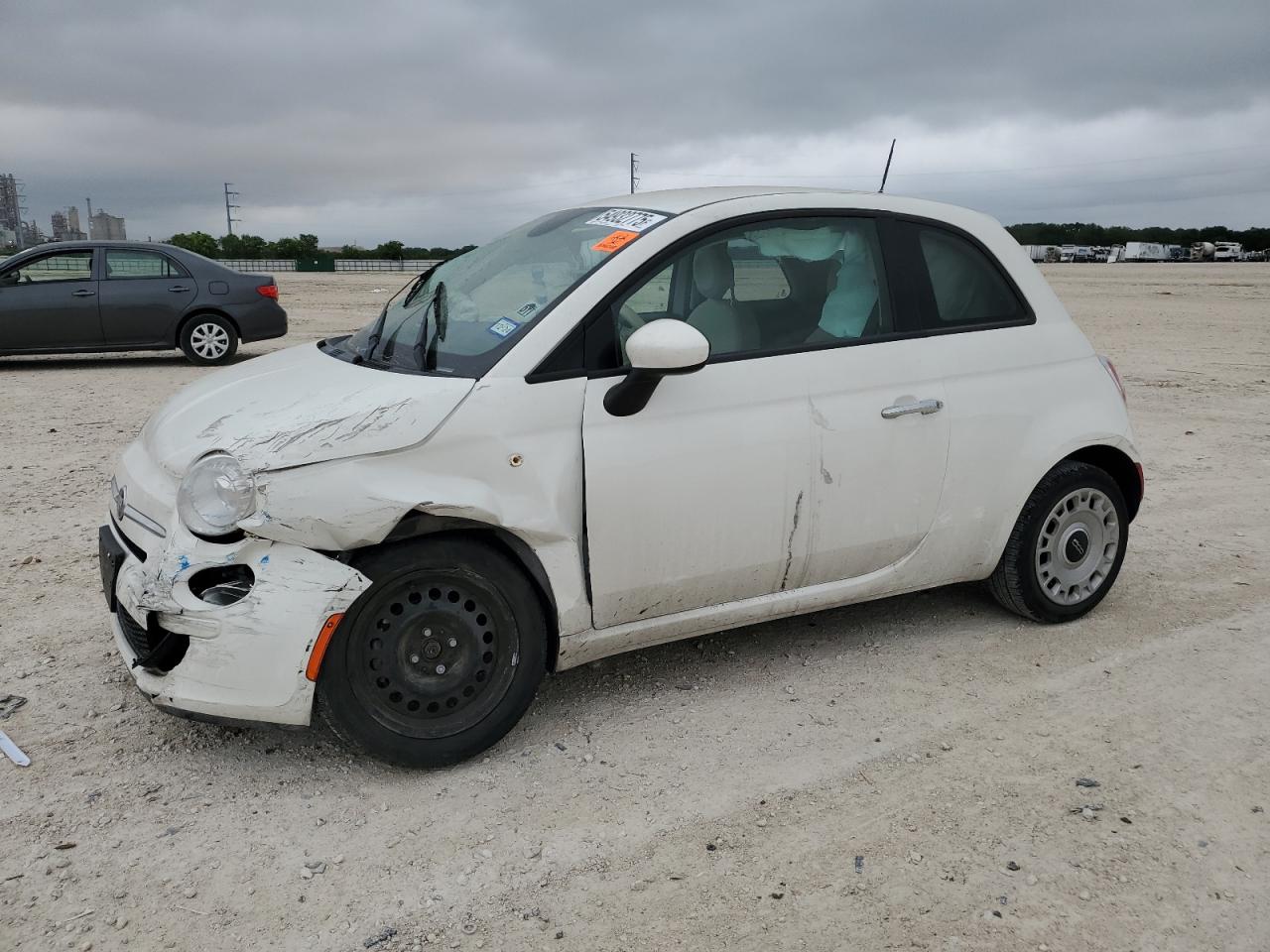 2015 Fiat 500 Pop de vânzare în New Braunfels, TX - Front End