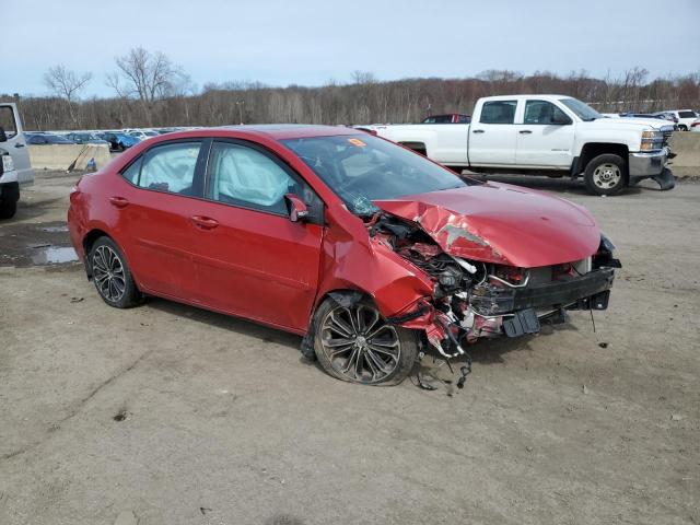  TOYOTA COROLLA 2015 Czerwony