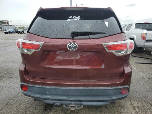 Parquets TOYOTA HIGHLANDER 2014 Maroon