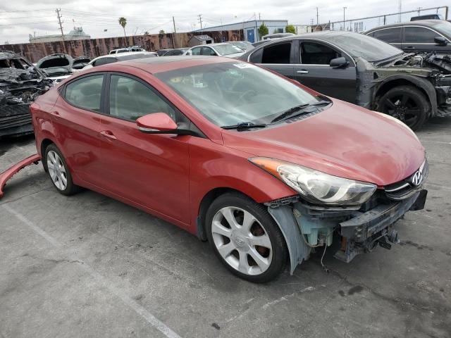  HYUNDAI ELANTRA 2013 Czerwony