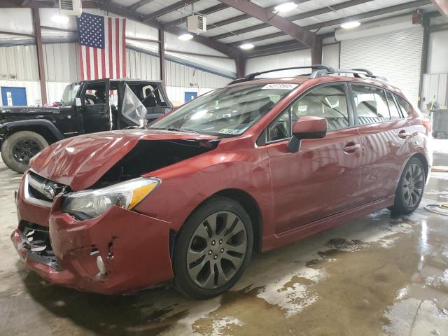  SUBARU IMPREZA 2013 Czerwony
