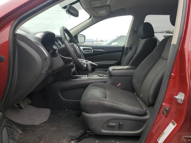  NISSAN PATHFINDER 2018 Czerwony