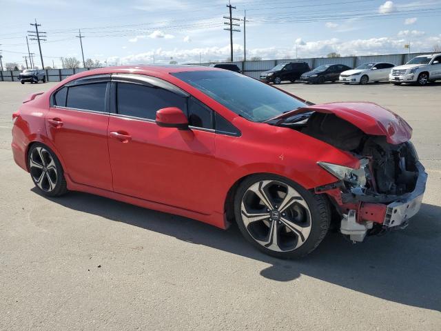 Sedans HONDA CIVIC 2013 Czerwony