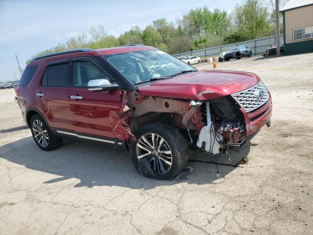  FORD EXPLORER 2019 Czerwony