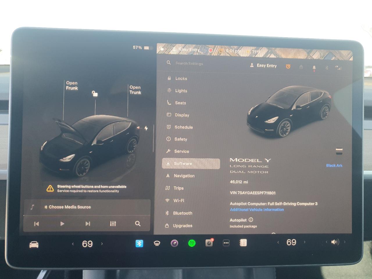 2023 Tesla Model Y VIN: 7SAYGAEE5PF711801 Lot: 55168875