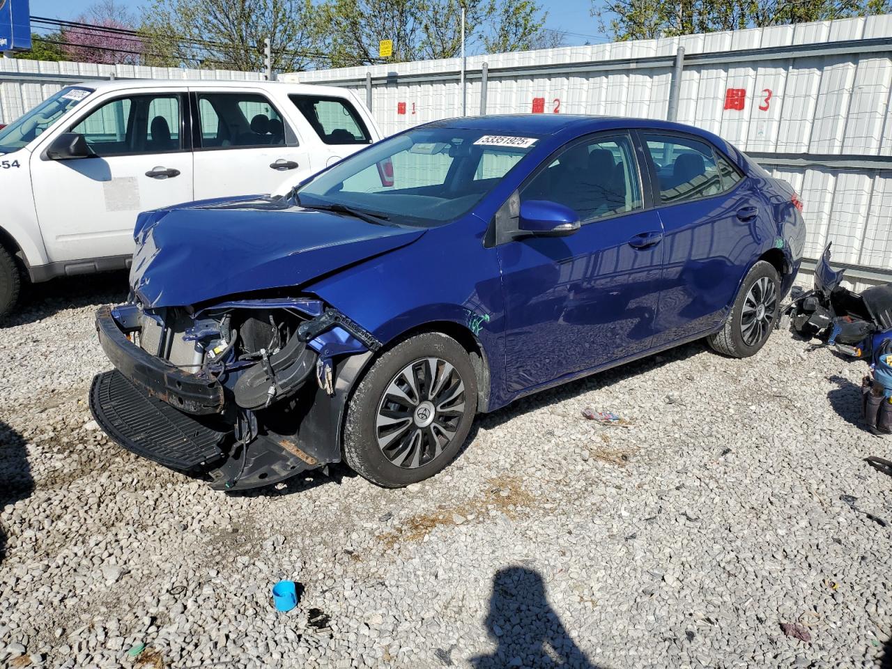 2015 Toyota Corolla L de vânzare în Walton, KY - Front End