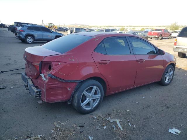 Sedans TOYOTA COROLLA 2017 Red