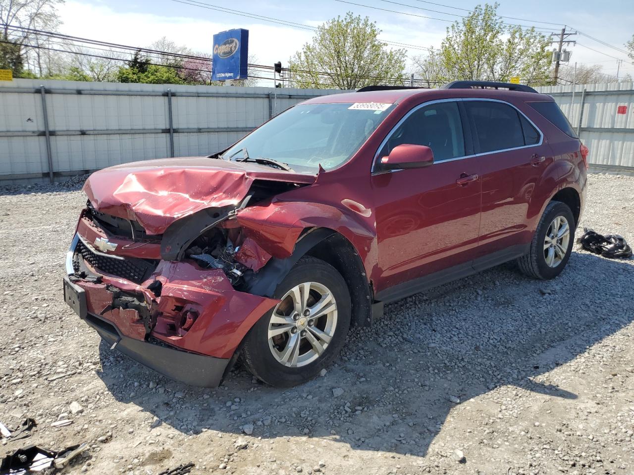 2011 Chevrolet Equinox Lt للبيع في Walton، KY - Front End