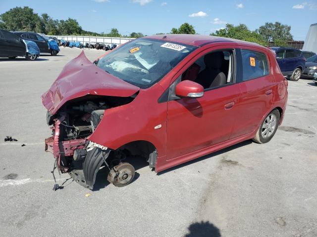  MITSUBISHI MIRAGE 2014 Червоний