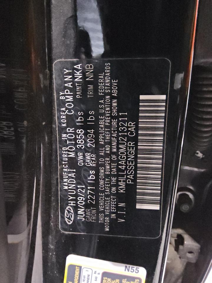 2021 Hyundai Elantra Se VIN: KMHLL4AG0MU213211 Lot: 54566865