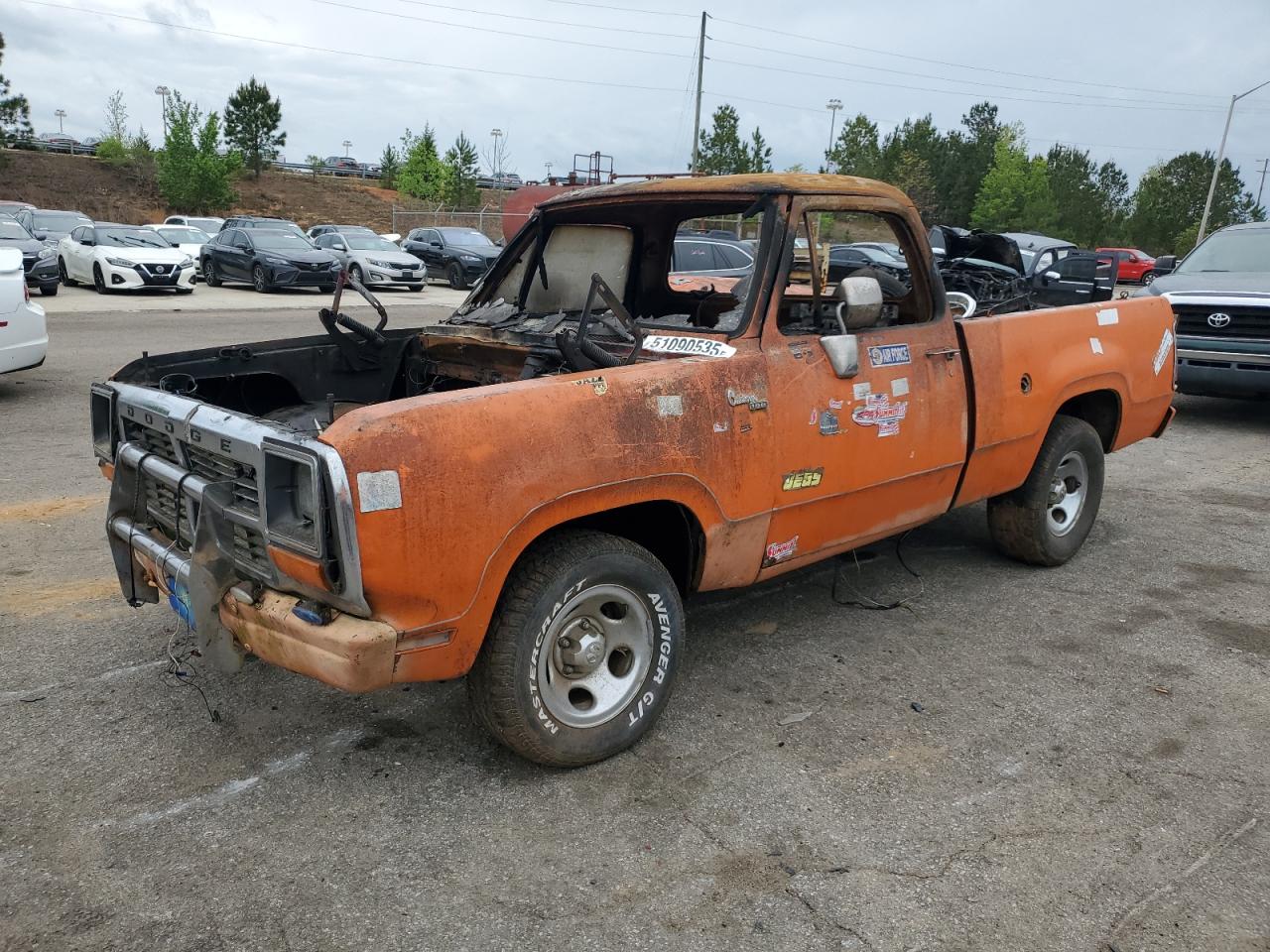 1979 Dodge Uk იყიდება Gaston-ში, SC - Burn