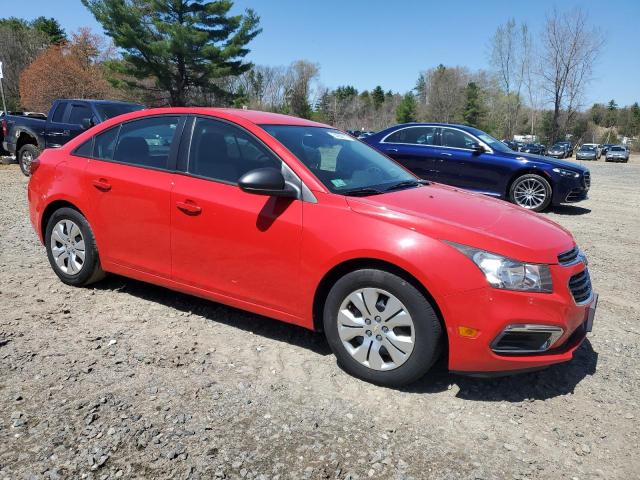  CHEVROLET CRUZE 2015 Czerwony