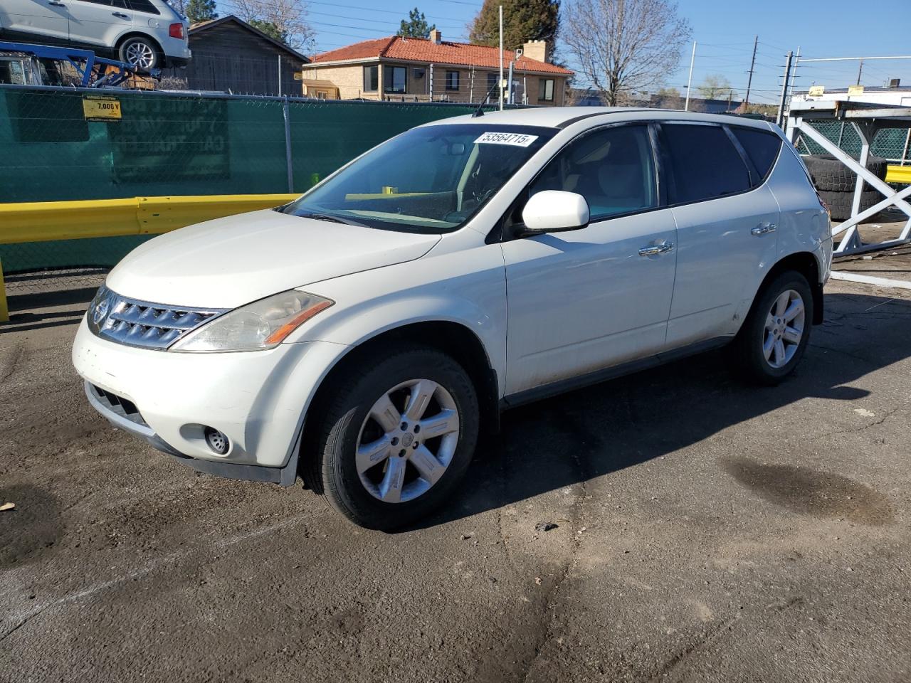 2007 Nissan Murano Sl продається в Denver, CO - Rear End