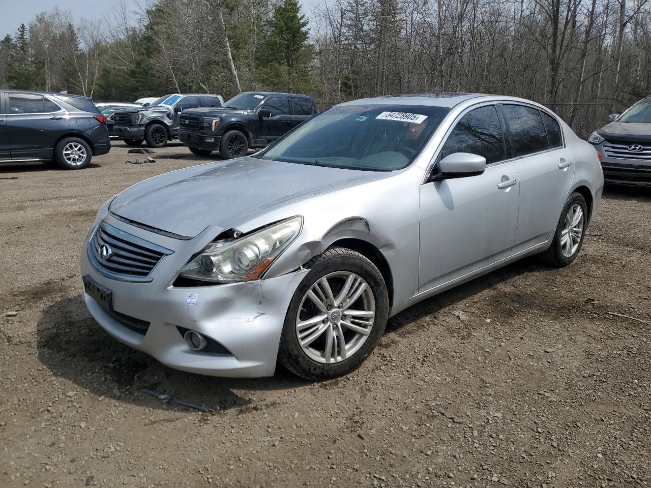 2011 Infiniti G37 VIN: JN1CV6AR7BM410825 Lot: 54728905