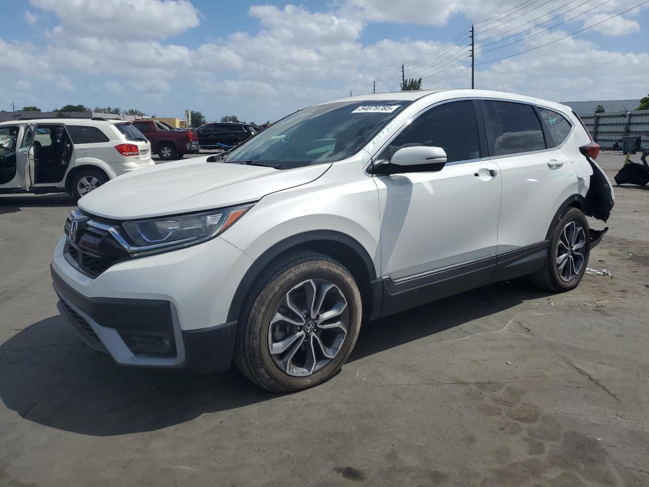 2021 Honda Cr-V Exl للبيع في Miami، FL - Rear End
