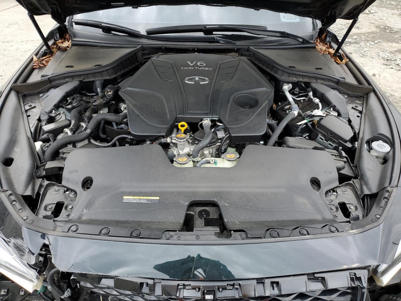2023 Infiniti Q50 Red Sport 400 VIN: JN1FV7DR0PM590381 Lot: 53615215