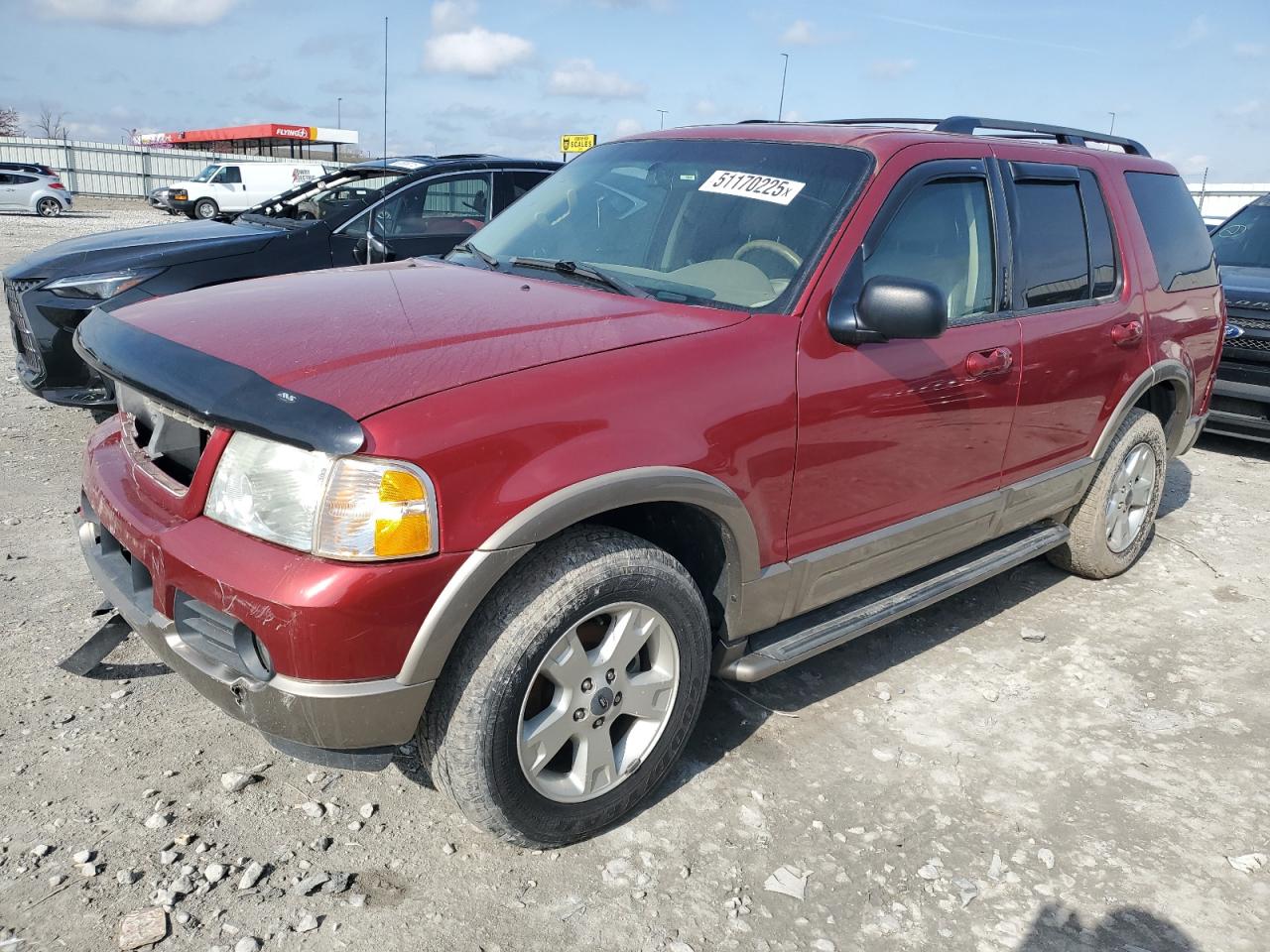 2003 Ford Explorer Eddie Bauer იყიდება Cahokia Heights-ში, IL - Front End