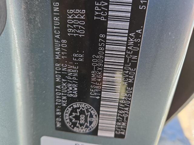 2009 TOYOTA CAMRY BASE