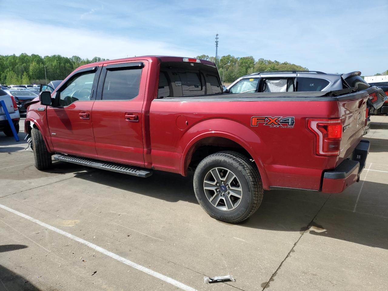 2015 Ford F150 Supercrew red other gas 1FTFW1EGXFFD05306 photo #3