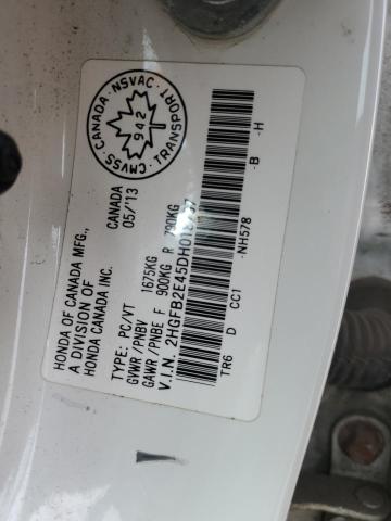 2013 HONDA CIVIC LX