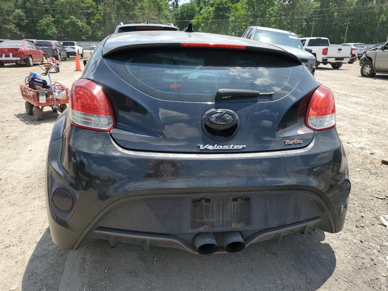 2014 Hyundai Veloster Turbo VIN: KMHTC6AE2EU210645 Lot: 55071505
