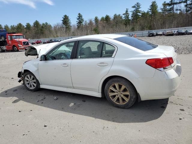 Sedans SUBARU LEGACY 2012 White