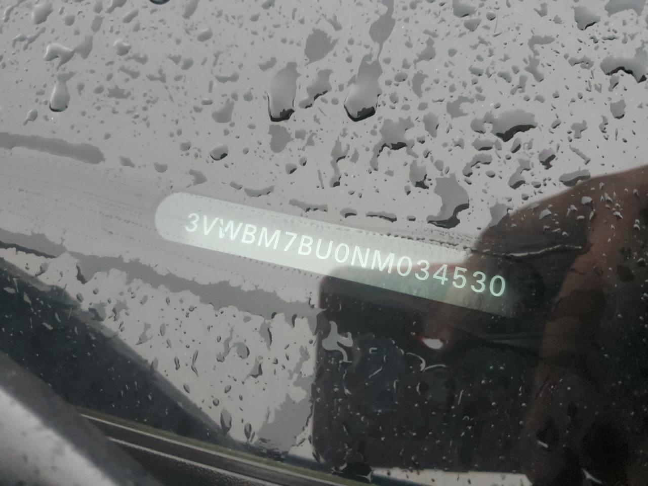 2022 Volkswagen Jetta Sport VIN: 3VWBM7BU0NM034530 Lot: 51645995