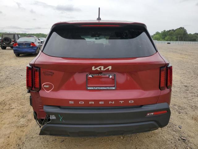  KIA SORENTO 2022 Czerwony