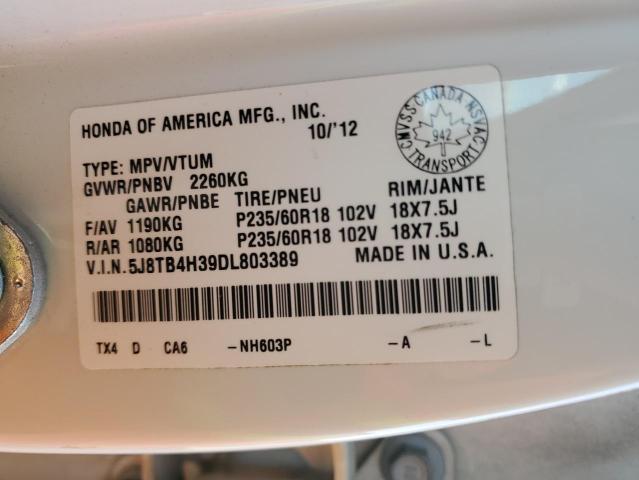 2013 ACURA RDX 