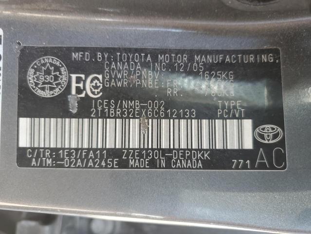 2006 TOYOTA COROLLA CE