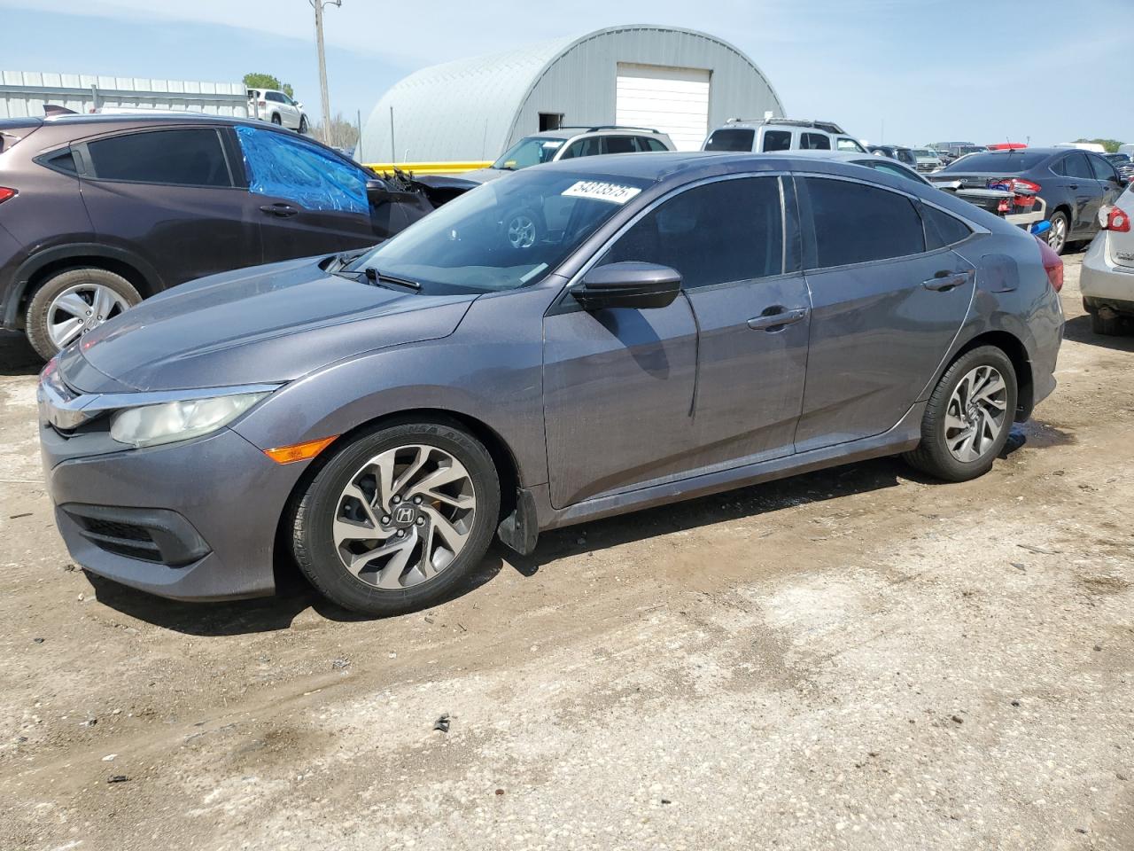 2017 Honda Civic Ex იყიდება Wichita-ში, KS - Side
