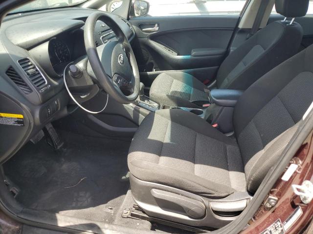  KIA FORTE 2017 Бордовый