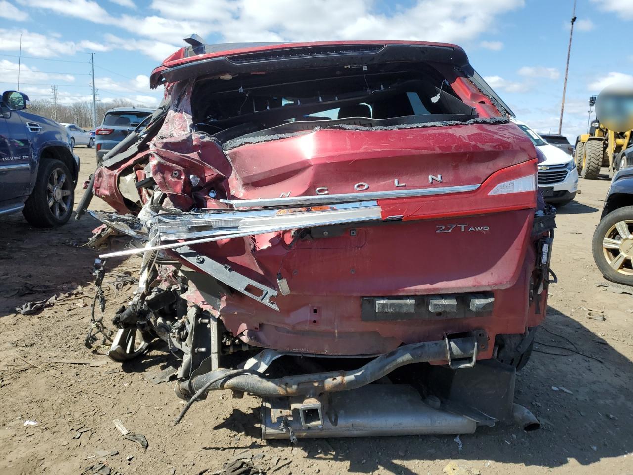 2LMPJ8LP6HBL47281 2017 Lincoln Mkx Reserve