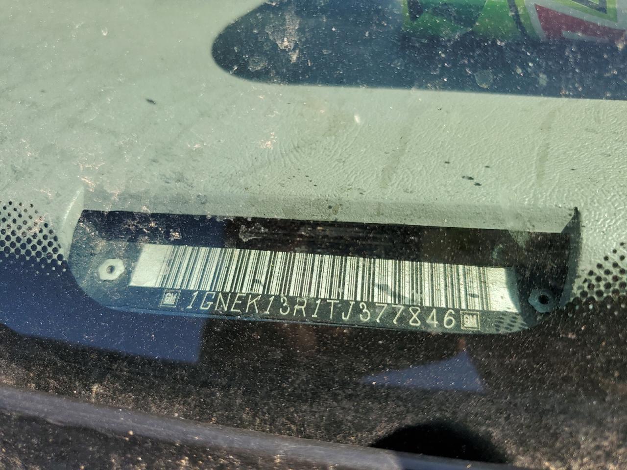 1GNEK13R1TJ377846 1996 Chevrolet Tahoe K1500